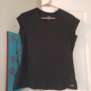 Black Champion duoDRY workout top
